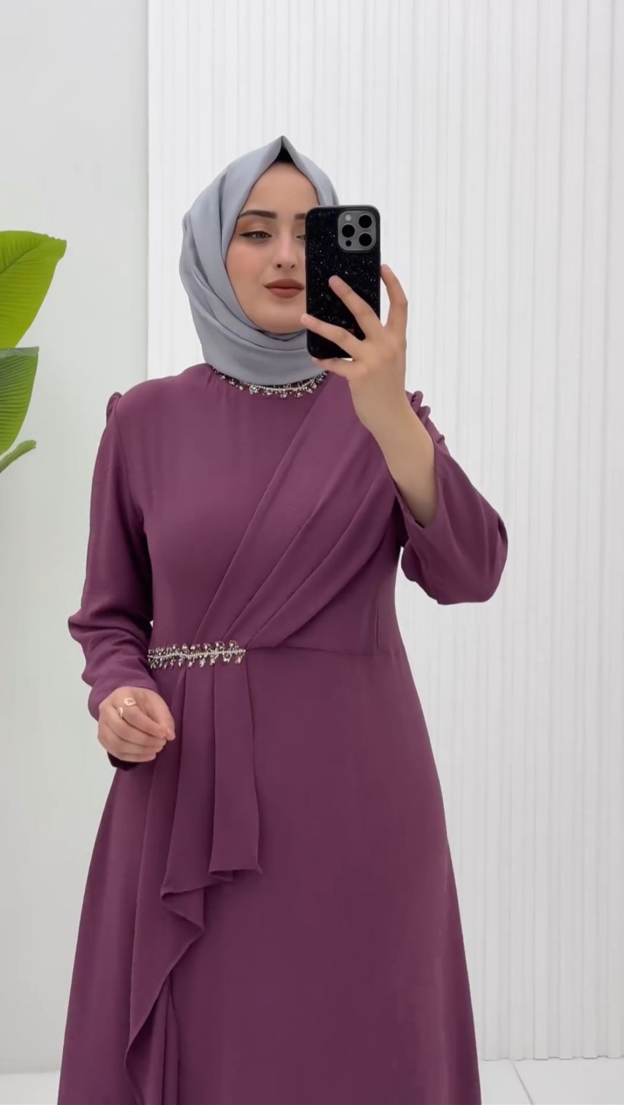 Fancy Abya Dress With Hijab