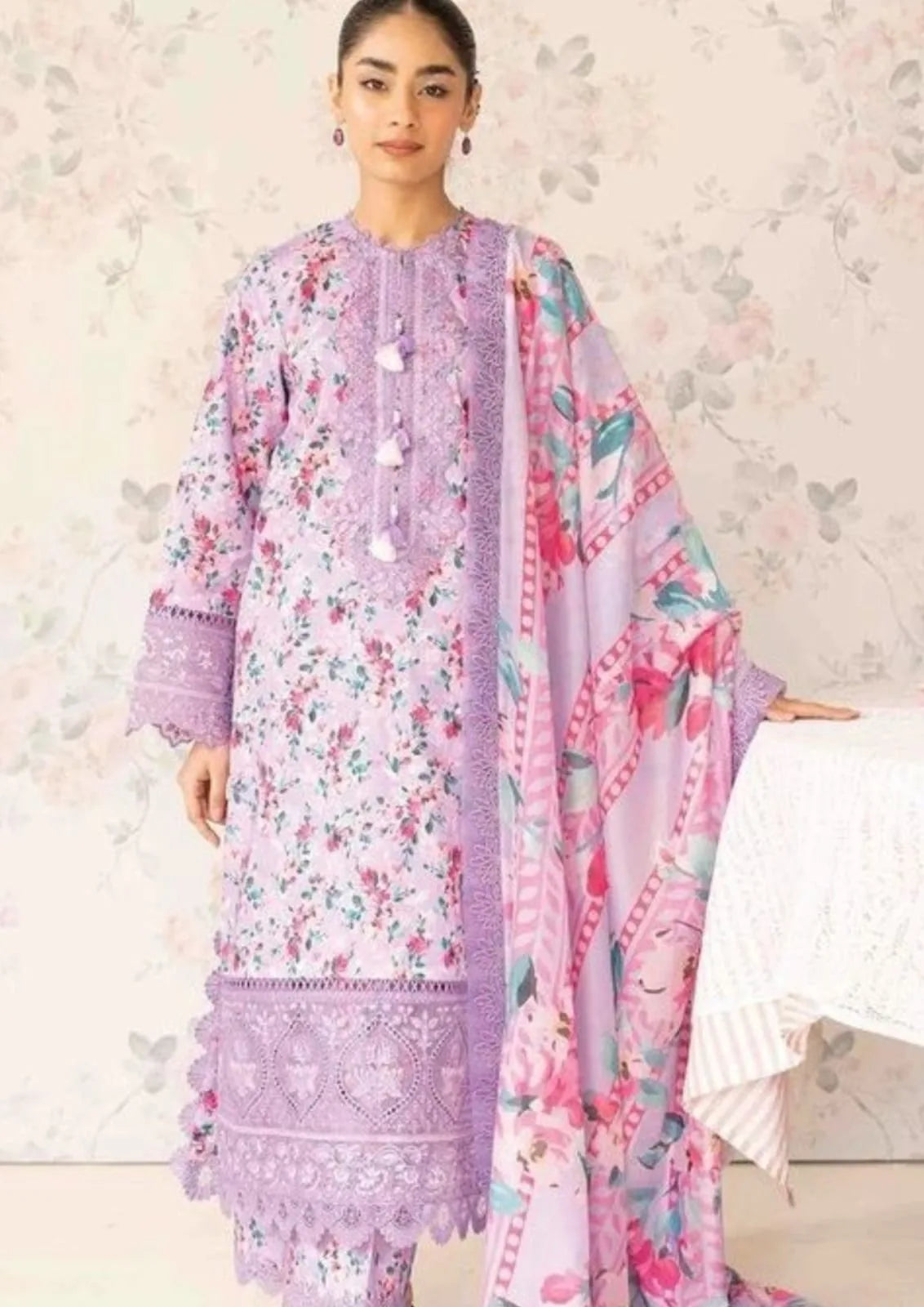 Heavy Embroidered Lawn Suit