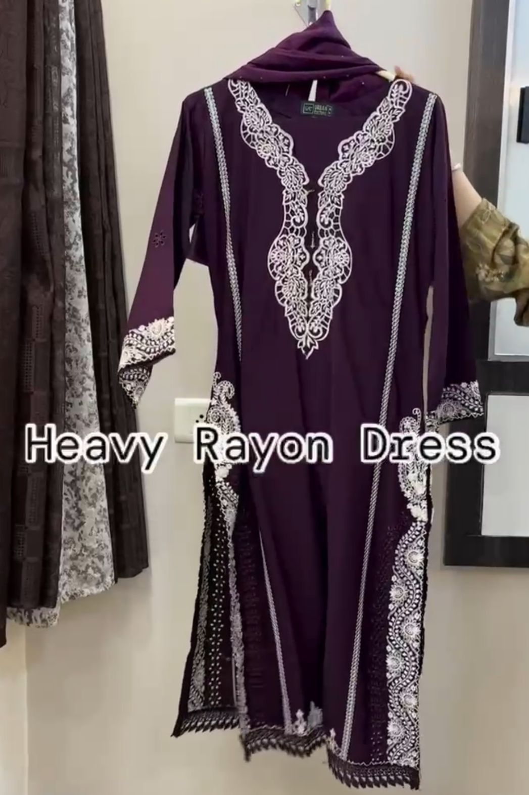 Get Any 2 Stitched 3 Pcs Reyon Dress