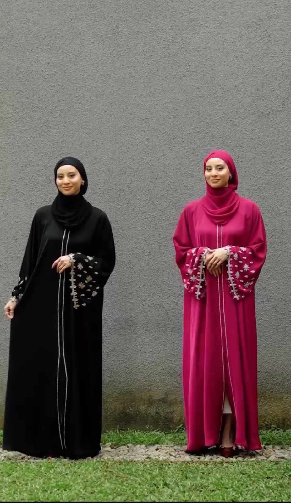 Pack of 2 Abaya With Scarf