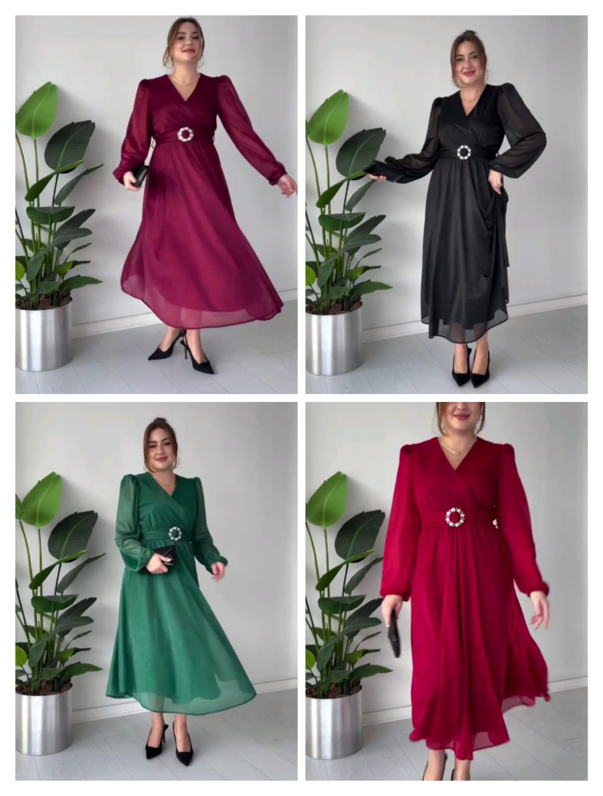 Pack Of 3 Women Maxi