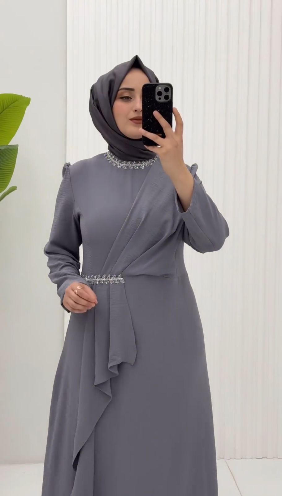 Fancy Abya Dress With Hijab